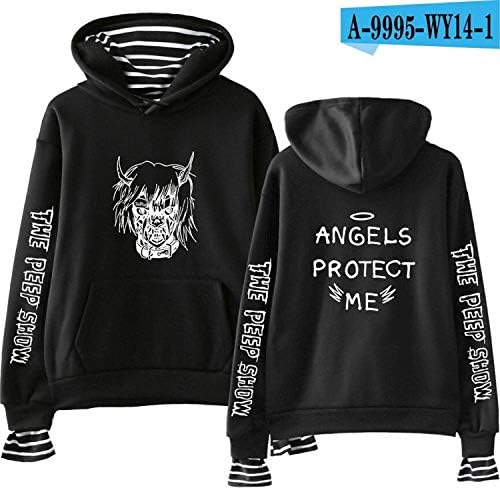 Lil Peep Falling Down Hell Boy Hoodies Sweatshirt Black White 3D Print Colorful Unisex Angels Protect ME 1