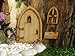 Sleeping Fairy Door. Three-Dimensional Self-Assembly Wooden Fairy Door Craft Kit with Fairy Window, Sign & Fairy Slippers