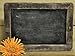 CWI Gifts Large Distressed Slate Blackboard with Stained Wooden Frame, 8.5 x 12.5-Inches