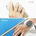 Will Queen 6mm Beveled Matte Tungsten Carbide Rings for Men Women Comfort Fit Wedding Bands Promise Rings