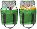 Earthwise Large INSULATED Grocery Bag Shopping Tote Cooler with ZIPPER Top Lid KEEPS FOOD HOT OR COLD (2 Pack)