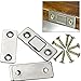 SING F LTD 2X Magnetic Door Catch Latch Cabinet Furniture Ultra Thin Door Catch Latch Cupboard Glass