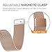 Fintie Galaxy Watch 46mm / Gear S3 Frontier Classic Band [Large], 22mm Milanese Loop Stainless Steel Replacement Smartwatch Bracelet Wrist Strap with [Unique Magnet Lock] for Women Men, Rose Gold