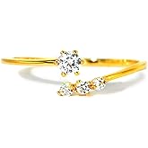 STORYJEWELLERY 925 Sterling Silver Rings, Pinky Ring for Women, Thumb Ring, Circle Statement Rings for Women, Unique Womens Gifts