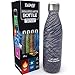 Insulated Stainless Steel Water Bottle - Endangered Species Edition - Metal Thermo Style Bottles Great For Sports, Gym, Kids - Keeps Drinks Hot & Cold - 17 Oz Large