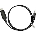 GoodQbuy USB Programming Cable Cord for Yaesu Vertex/Standard Horizon Radio HX370E VX-6R VX-7R VX-7E HX750 VX-120 VXA-700 1-pin