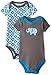 Yoga Sprout Baby-Boys Bodysuits Elephant (Pack of 2)
