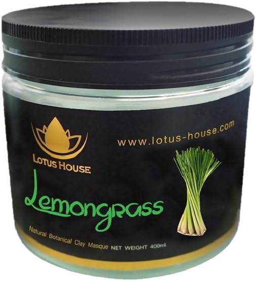 Lotus House Lemongrass Botanic Clay Masque (400ml)