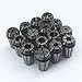 KIPA 15Pcs ER11 Spring Collet Set 1/16