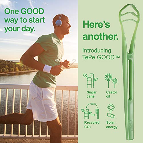 TEPE Good Tongue Scraper Cleaner Bioplastic Plaque Scrapers for