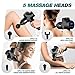 [Upgraded 2020] Muscle Massage Gun, LCD Touch Screen Hand Held Deep Tissue Massager, 30 Speeds Professional Personal Percussion Massage Device Featuring Quiet Glide Technology