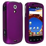 eForCity® Snap-on Rubber Coated Case Compatible with Samsung© Epic 4G, Dark Purple