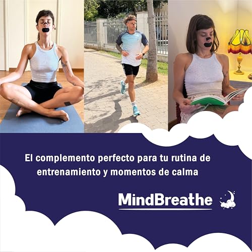 MindBreathe® Pack 70 Count | 35 Nasal Strips + 35 Mouthtapes | Naturally Reduce Snoring | Breathe Better When Sleeping, Meditating or Training | Deep Sleep and Performance