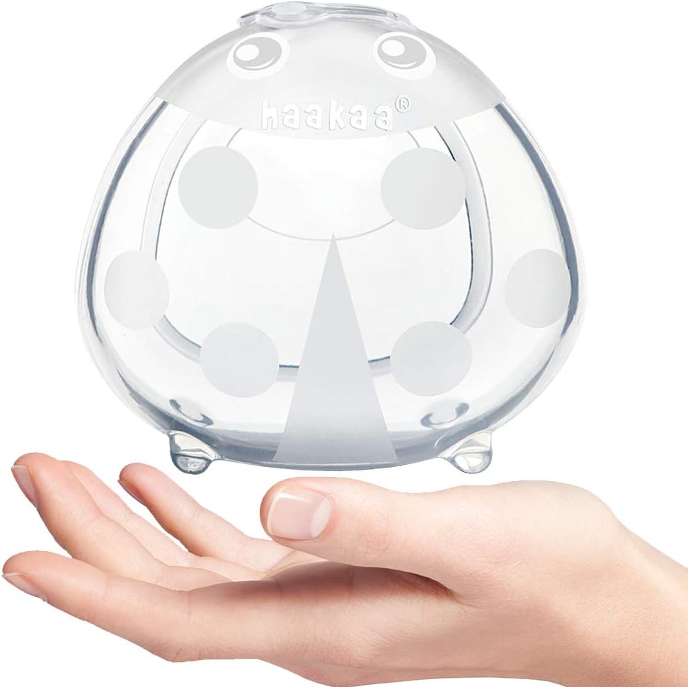 Haakaa Breast Shells Nursing Cup Silicone Breast Milk Collector Milk Savers for Breastfeeding Nipple Shells Protect Sore Nipples Extra-Soft and Reusable, 1 PC