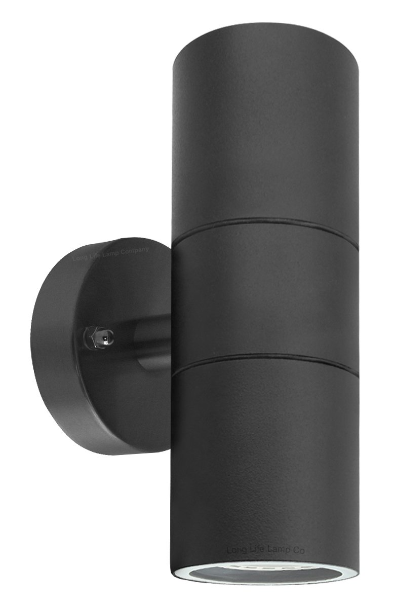 Outdoor Lighting Modern Black Double Up Down Outdoor Stainless Steel