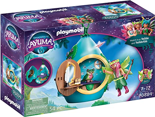 Playmobil 70804 Maisonnette Suspendue - Adventures Of Ayuma - Maison En Forme De Goutte Peut Être Accrochée Ou Posée - Place à La Magie Des Fées - Histoire & Imaginaire - Dès 7 Ans
