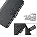 J&D Case Compatible for Huawei Honor 5X Case, Wallet Stand Slim Fit Heavy Duty Protective Shock Resistant Flip Cover Wallet Case for Huawei Honor 5X Wallet, Black