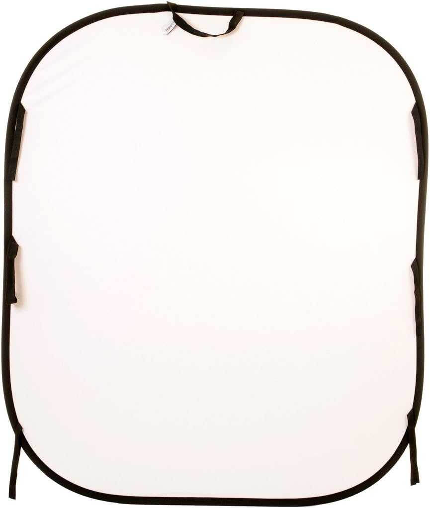 Manfrotto LL LB56GW 1.5x1.8m Plain Collapsible Reversible Background - White/Mid Grey, 150 x 180 cm