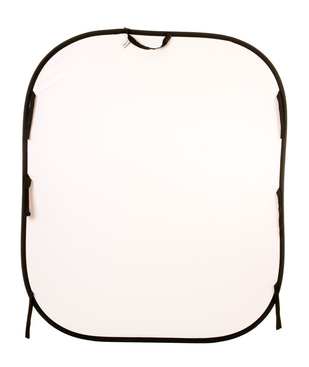 Manfrotto LL LB56GW 1.5x1.8m Plain Collapsible Reversible Background - White/Mid Grey