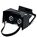 Google Cardboard,GANA 3D VR Headset Virtual Reality DIY Glasses Box with Big Clear 3D Optical Lens and Comfortable Head Strap Sucker Forehead Pad Nose Pad for All 3.5-6 Inch Smartphones