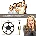 Mothca Fidget Hand Spinner Toy Circular Stress Reducer Gold Metal Brass Finger Toy Mute Balance Spin 3-5 Minutes Gadget Perfect Size for Kids Ladies ADHD Anxiety Autism Adult Gift (Round)