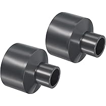 2-1/2 Inch To 2 Inch PVC Reducing Bushing - Socket X Socket SCH80 UPVC Pipe Fitting Adapter Coupling Connector