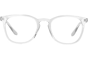 Ollrynns Blue Light Blocking Glasses Anti Eye Strain Computer Gaming Glasses for Women Men Transparent Lens Eyewear