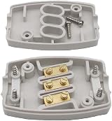 WUBAYI 4 Pcs 3 Terminal Electrical Junction Box 13 Amp 250V White view 6