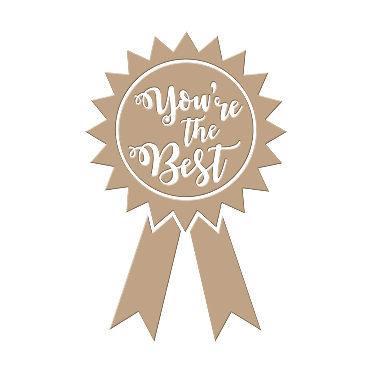 Spellbinders Glimmer Hot Foil Plate You're the Best