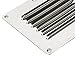 Amarine Made Stainless Steel Stamped Louvered Vent - Rectangular - 07722S - 4-1/2