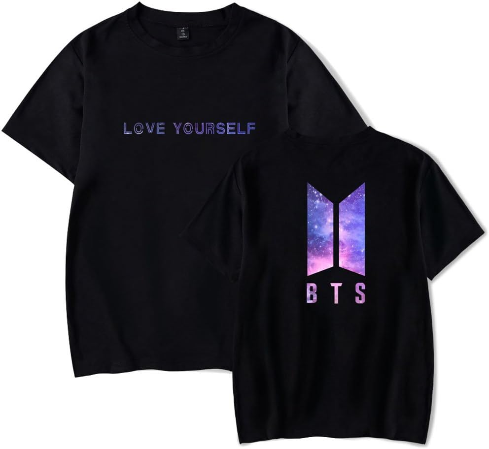 BTS Tshirt Bangtan Boys Love Yourself Galaxy Short Sleeves T-Shirt