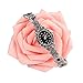 TAWURS Women Quartz Silver Retro Wrist Bracelet Watch,Vintage Bangle Wrist Watches with Crystal, Fashion Dress Bracelet Watches for Women Ladies (Silver 1)