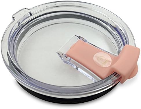 New Leak & Spill Proof Lid for 30 oz Yeti, Ozark Trail and other tumblers (Lid only) (30oz, Pink Cap) …