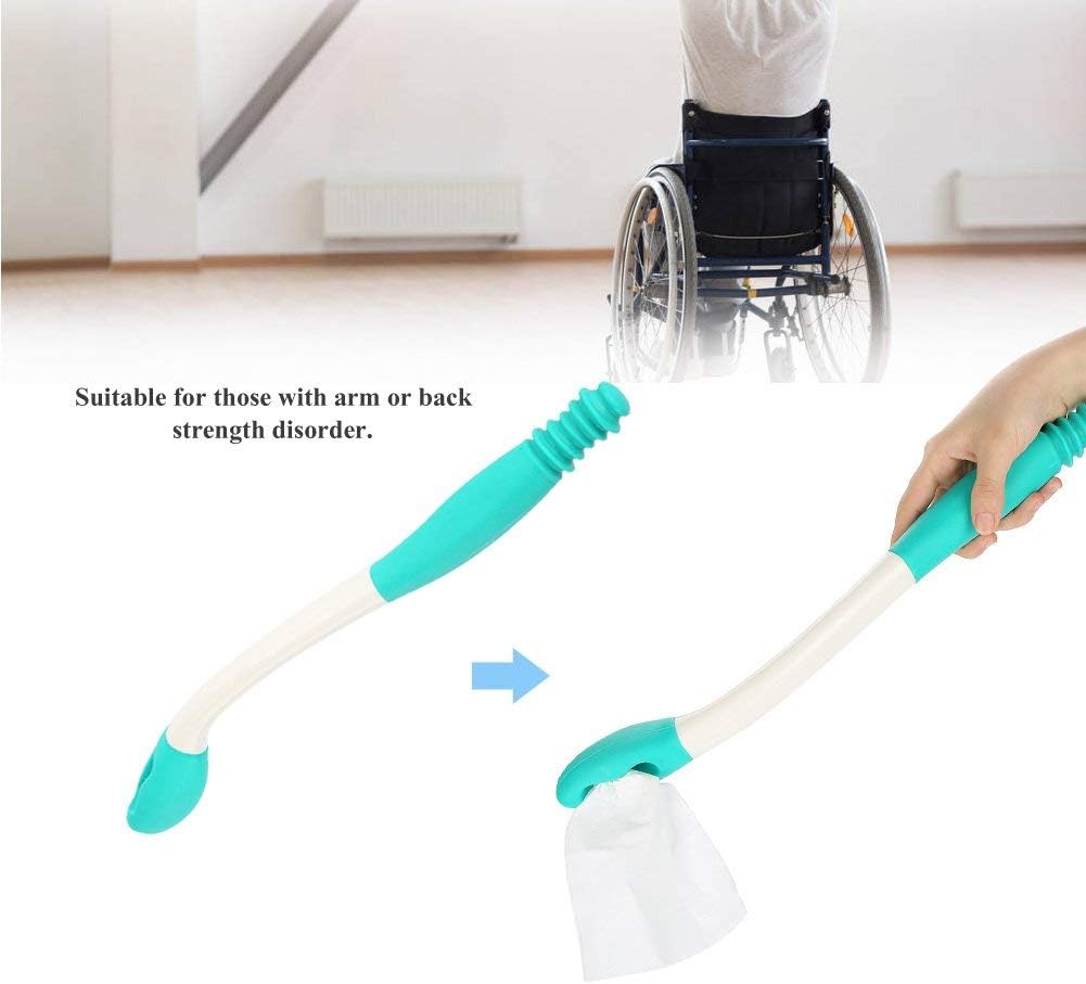 ZIME Elderly and Pregnant Woman Toilet Tissue Aid Tool, Long Reach Tissue Paper Wiper, Grip Toilet Paper or Moistened Wipes: Health & Personal Care