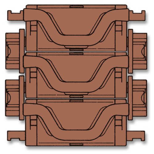 T54E1 type 1/35 M4 Sherman Tank track (movable) (japan import)