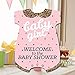Big Dot of Happiness Hello Little One - Pink and Gold - Party Decorations - It's A Girl Baby Shower Welcome Yard Sign