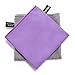 Your Choice Microfiber Travel Sports Towel Compact Lightweight Fast Drying Camp Towel-Suitable for Backpacking Beach Swim Pool Bath Outdoor - 2 Pack Purple and Gray - 20x40 Inch