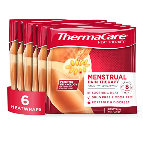 ThermaCare Portable Menstrual Heating Pad, Period Paid Relief Heat