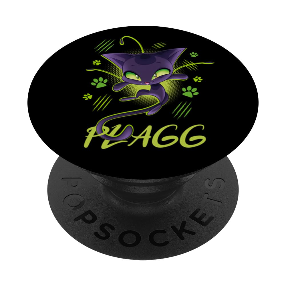 Miraculous Ladybug Kwamis Collection with Plagg PopSockets Adhesive PopGrip