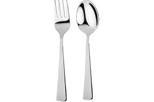 Ahimsa Stainless Steel Kids Utensils, Pediatrician Designed, Premium Silverware for Kids & Toddlers, Non Toxic, Dishwasher Safe, Classic Polished Fork and Spoon Set