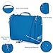 Hanging Toiletry Bag Travel Cosmetic Kit - Large Essentials Organizer - Sturdy Hook Makeup bag - Heavy Duty Waterproof for Men and Womens (Blue)