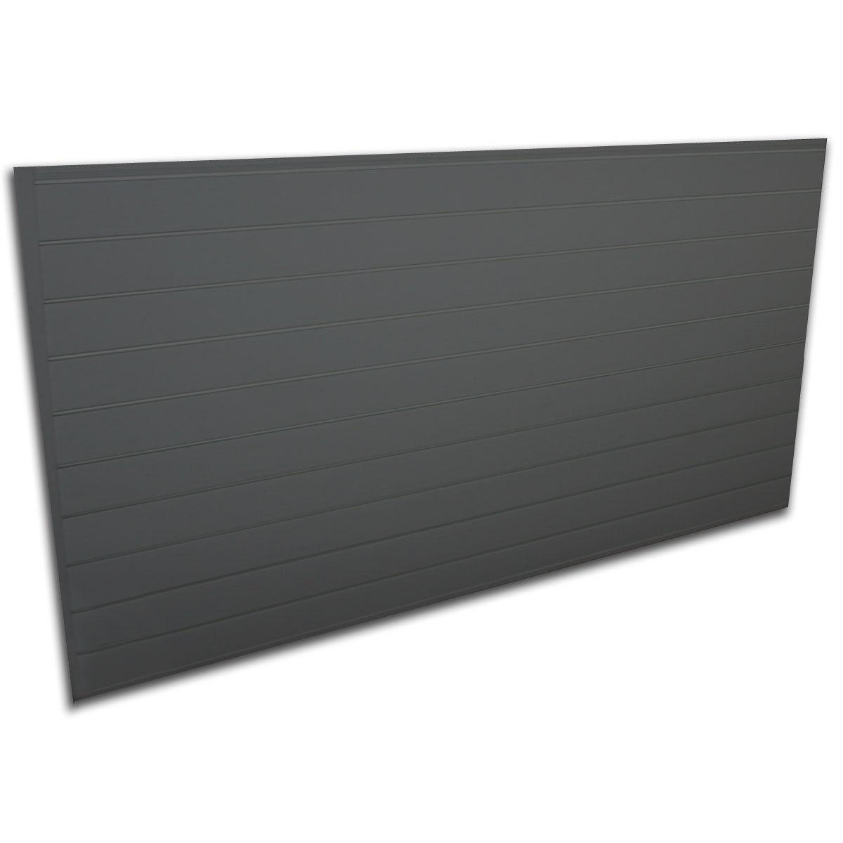 Proslat 88105 Heavy Duty PVC Slatwall Garage Organizer, 8-Feet by 4-Feet Section, Charcoal