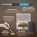 48Pcs Wood Burning Kit, Wood Carving Pen, Embossing, Adjustable Temperature Soldering Iron, Case, Silicone Tips, Stencils, twig pencils, Pyrography, Branding, Engraver Wood Burner, Creative DIY Hobby