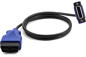 YIBEICO 493113 OBD2 Cable Adapter 16 Pin Fits for Nexiq USB Link 2 & Nexiq USB Link 3,Fits for Ford GM Dodge Volvo Mack Isuzu