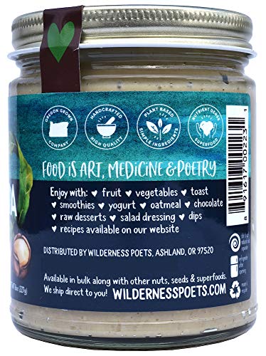 Wilderness Poets, Raw Macadamia Nut Butter - Keto, Vegan, No Salt (8 Ounce) - Image 4