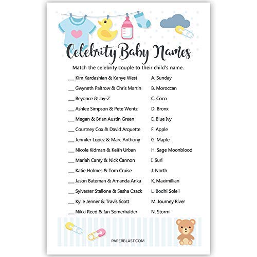 baby shower names