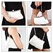 BMC Womens Evening Elegant Jeweled Rhinestone Pleated Cocktail Party Handbag-WHITE