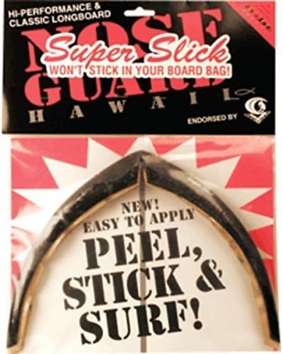 Surfco Hawaii Super Slick Classic Longboard Black Nose Guard Kit by Surfco Hawaii