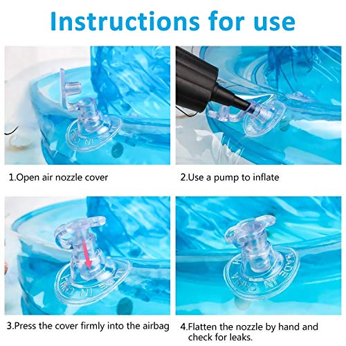 GreaSmart Baby Float Swimming Ring with Double Airbag, Pool Swim Float with Safety Seat Baby Kids Pool Bathtub Outdoor Swimming Pool Toys Accessories for Kids Toddlers of 3-36 Months (Blue) - Thumbnail 5