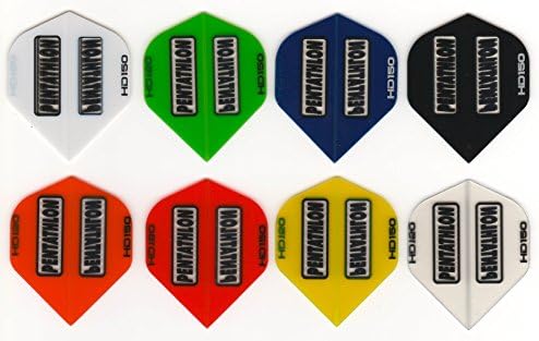 3 Sets of Standard Size Pentathlon HD150 Dart Flights Yellow